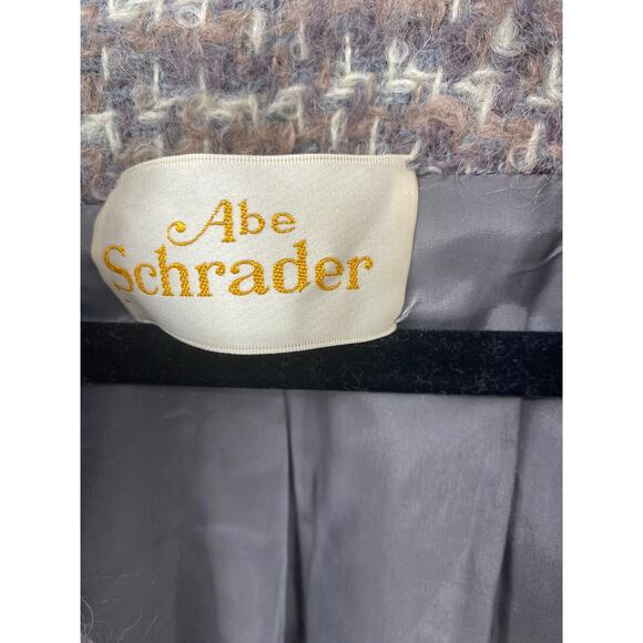 🧥 Abe Schrader Vintage Women’s Wool Blend Tweed Jacket Blazer USA Sz 16 - Picture 3 of 8